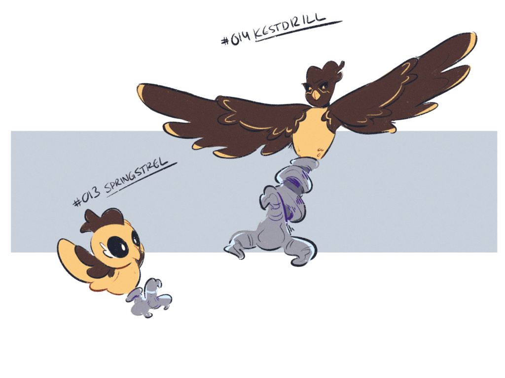 [OC] the amigua region’s regional bird!
