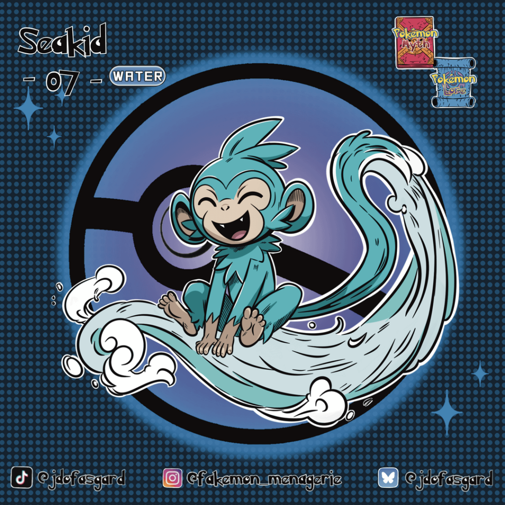 Monkey Water/Fighting type for my region (fakemon_menagerie)