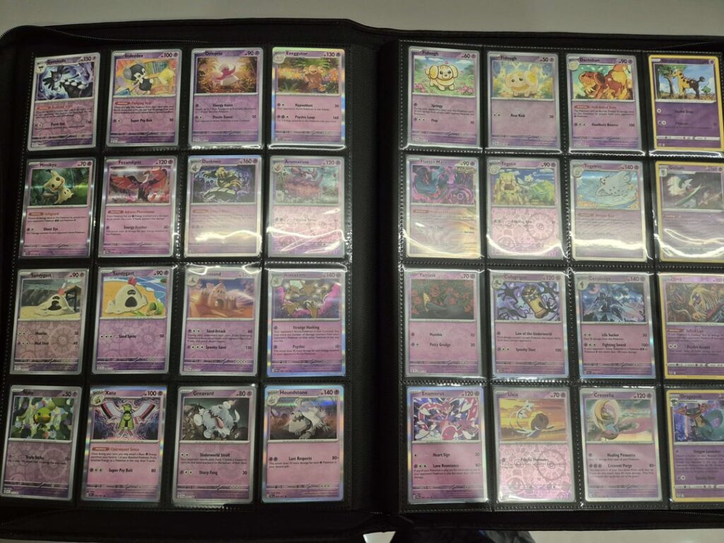 I collect holos and reverse holos on a binder, is it just me?