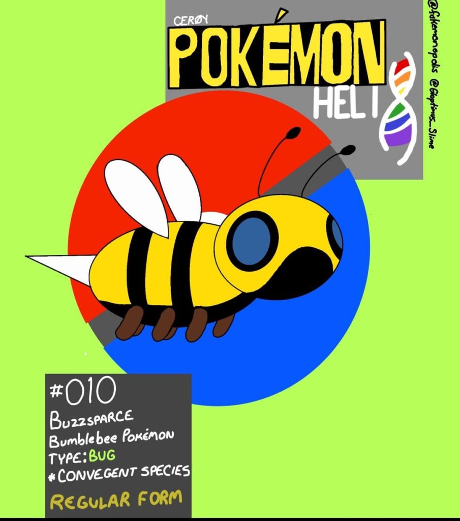 [OC] Introducing Buzzsparce —a bug type convergent of Dunsparce!