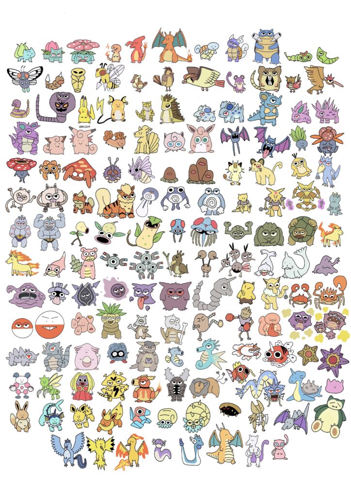 i drew 151 🤯