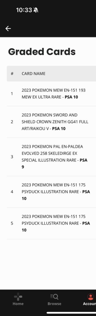 Grades back from GS
