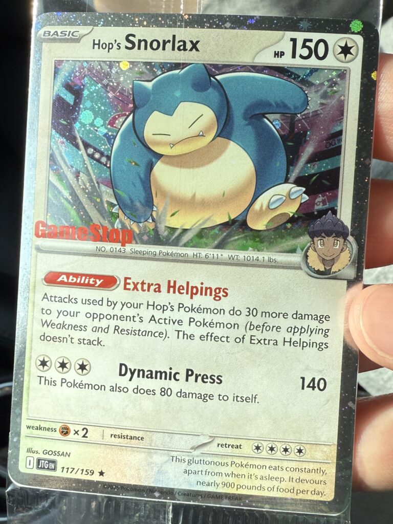 Anyone been able to find GameStop Snorlax Promo?