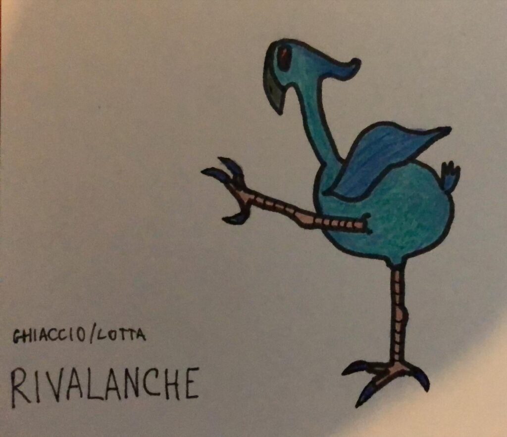 6 years before Flamigo, I made my own Flamingo Pokémon