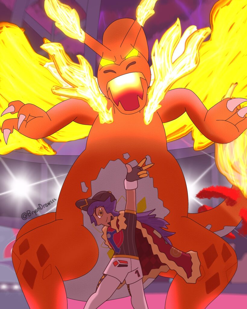 It’s Champion Time! (Art by me.)