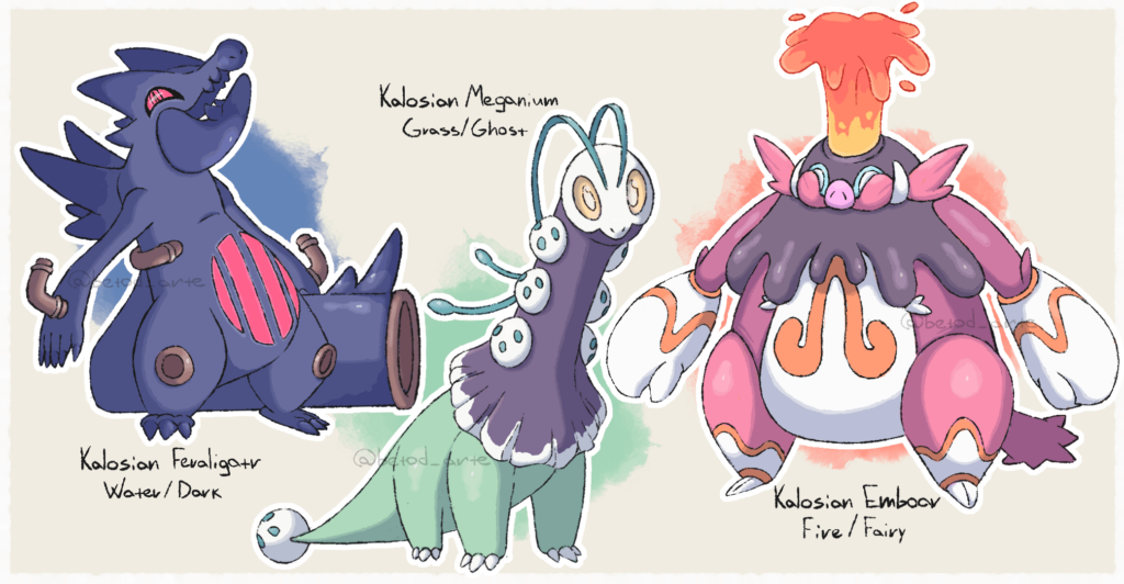 coming up kinda late to speculate on the pokemon legends za starter evos
