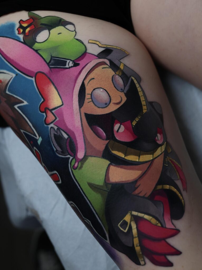 Mega Banette with Louise from Bobs Burgers