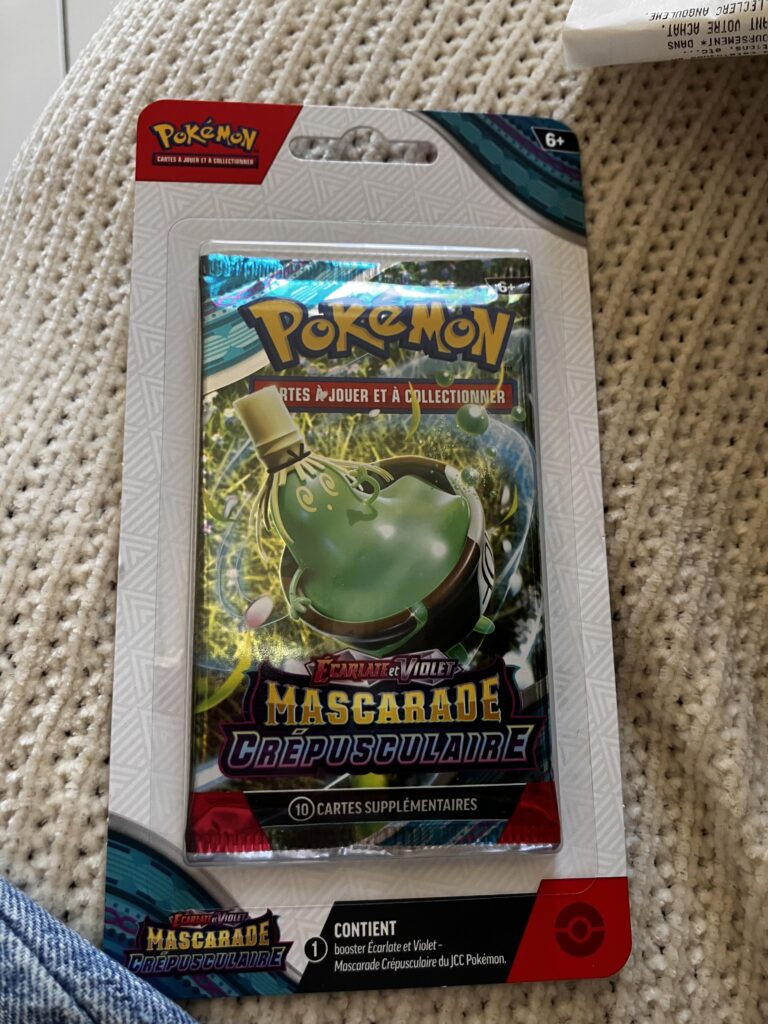Premier booster que j’ai acheté depuis 8 ans