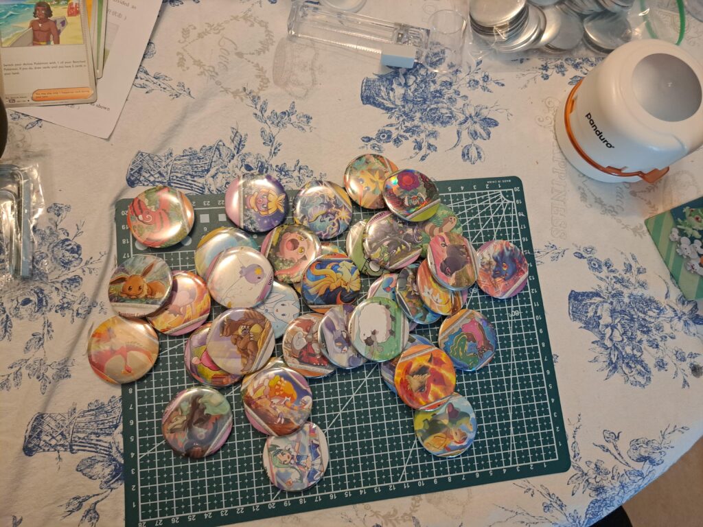 Turned my TCG's into pins
