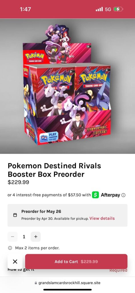 My LCS just announced that their Destined Rivals Pre-Order was live. Priced at 50% markup over MSRP. Is this normal??