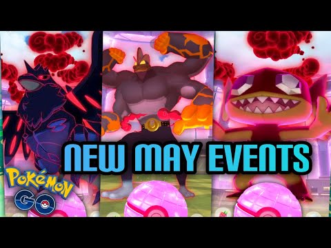 *SHINY DYNAMAX SABLEYE, GIGANTAMAX MACHAMP & DYNAMAX CORVIKNIGHT COMING SOON* May events Pokemon GO