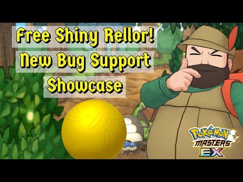 Teddy(Hiker) & Shiny Rellor Event Showcase. Pokemon Masters EX #pokemon #pokemonmasters