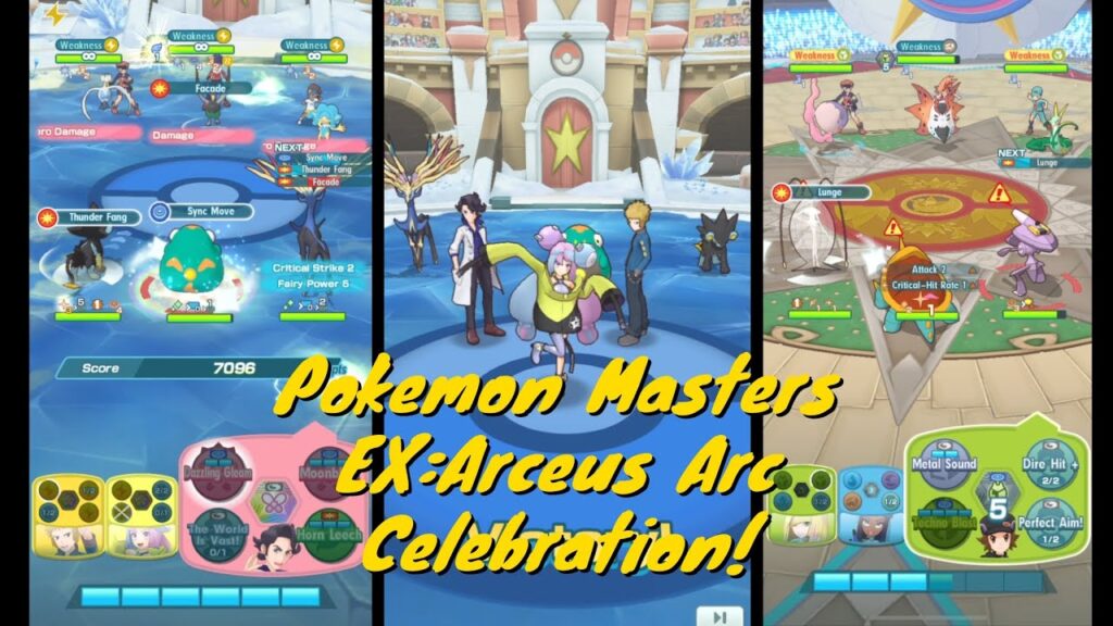 Pokemon Masters EX:Arceus Arc Celebration:Special Battle Event
