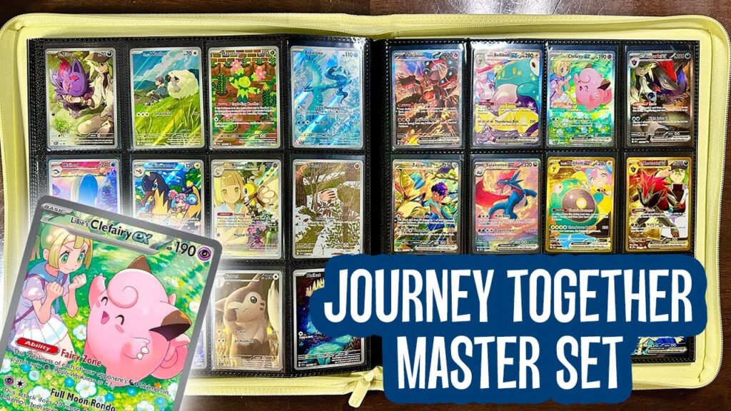 Pokemon Journey Together Complete Master Set - 333 Cards + Extras