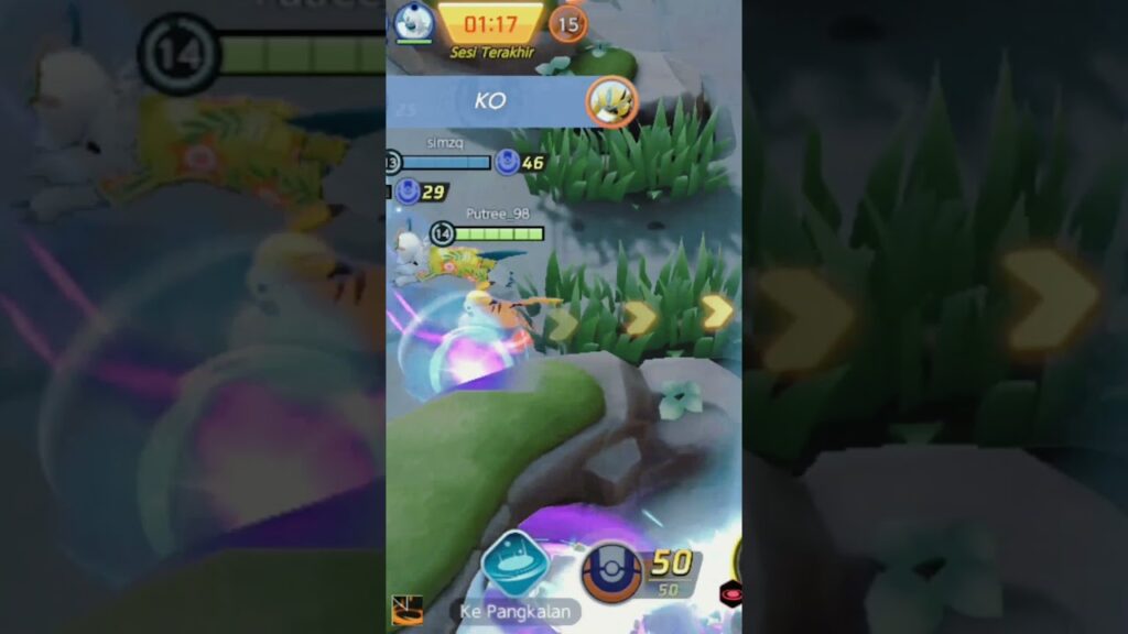 Masih Pemula, Electro Skill sekali ulti Lawan Hilang #pokemon #shorts