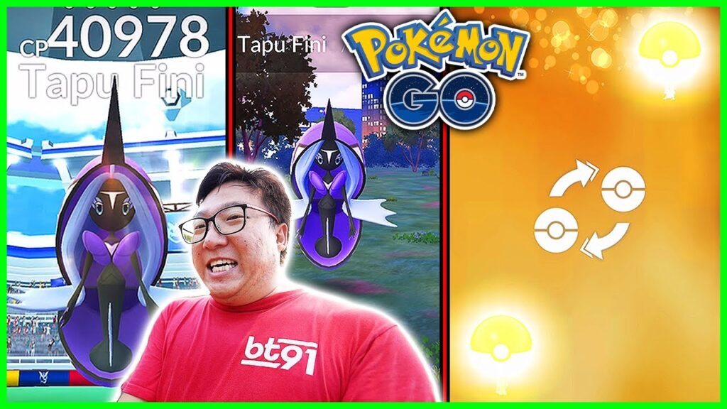Tapu Fini Raid Hour with a Special Lucky Trade! - Pokemon GO