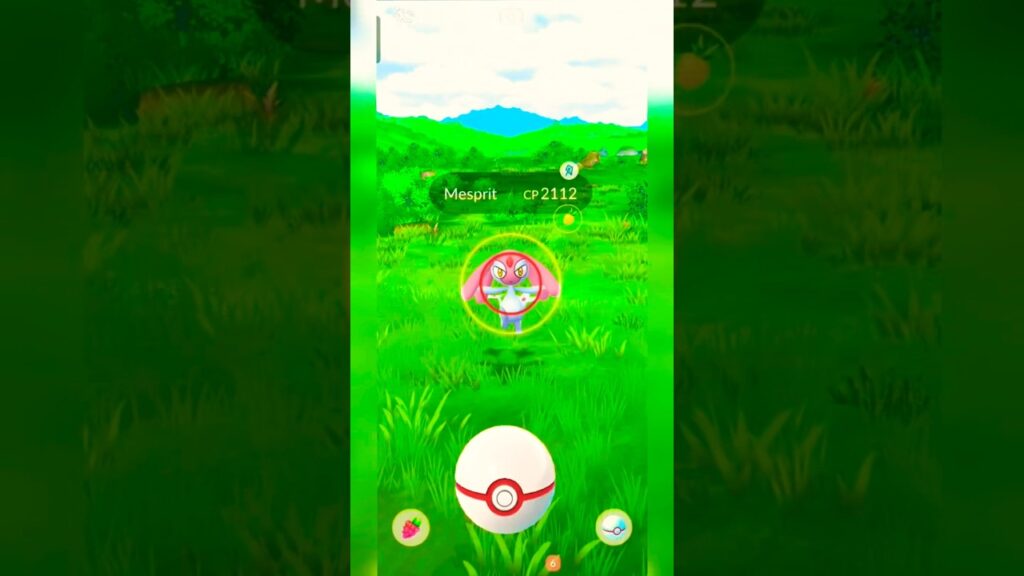 Pokemon go i got hundo Mesprit  cp is 21122