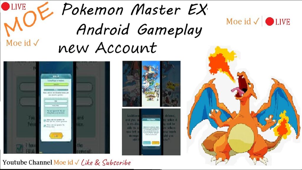 MOey !! Pokemon Master EX - Create Account | PRESIDEN BARU