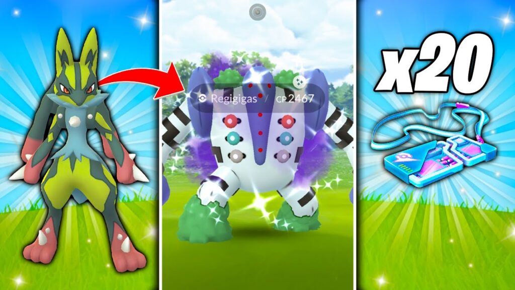CATCH THE BEST NORMAL TYPE POKEMON IN POKEMON GO! Shadow Regigigas Raid Guide / Use Remote Passes!