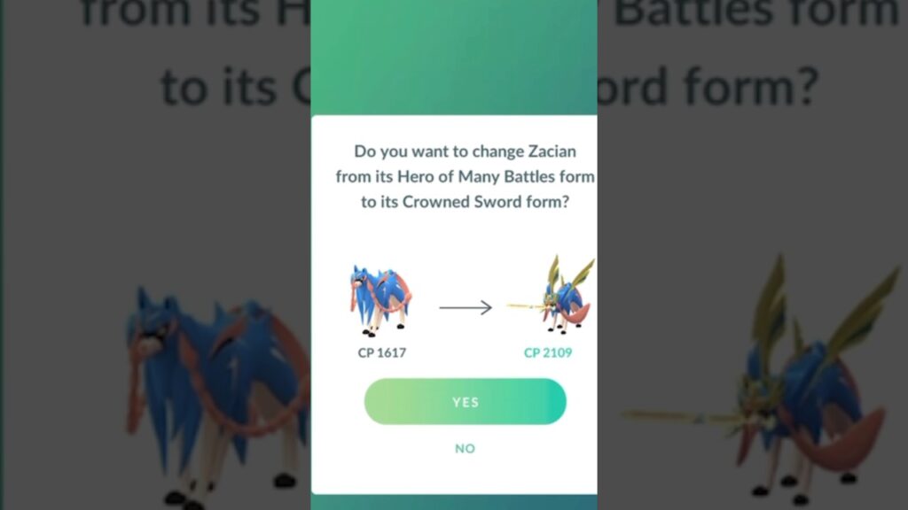Crowned Sword Zacian #PokemonGo