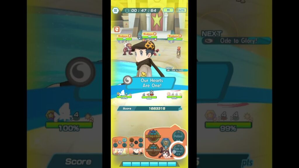 Pokemon Masters EX: Damage Challenge - Rei teams up with Gym Korrina