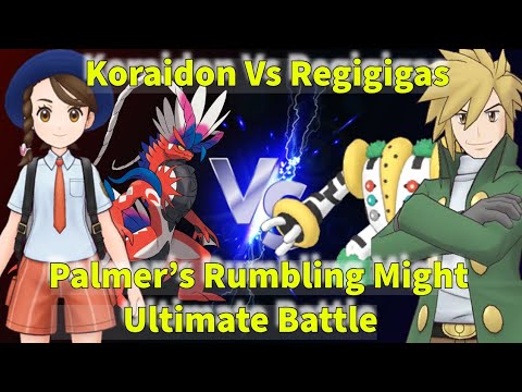 Juliana & Koraidon Deletes Palmer's Regigigas. Pokemon Masters EX #pokemon #pokemonmasters