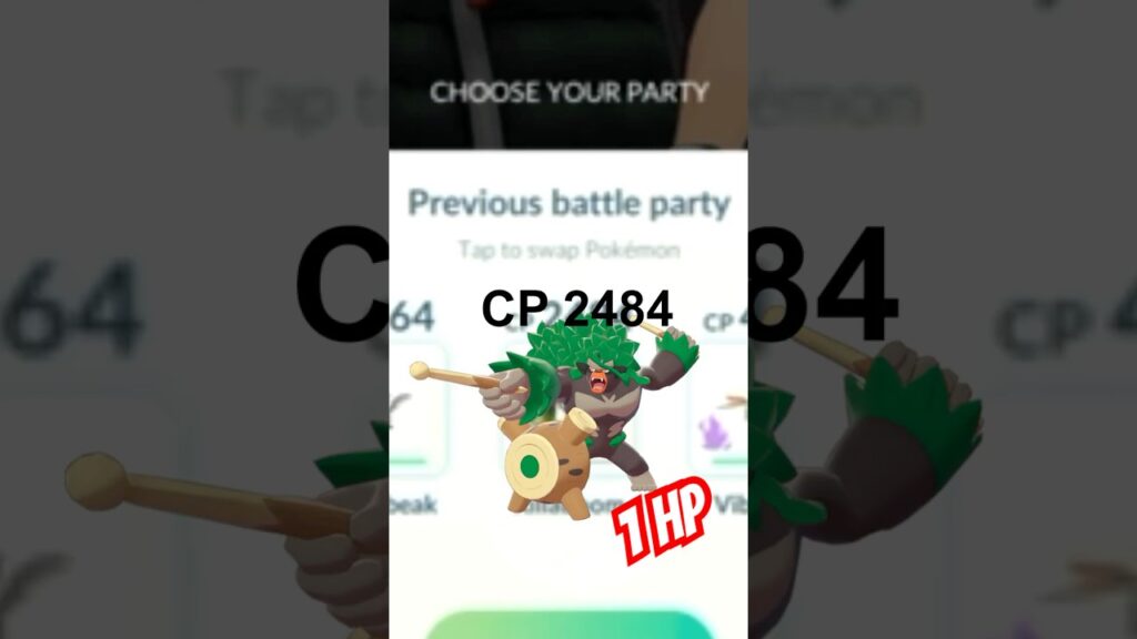 1 HP Rillaboom destroy Grunt (Pokemon GO) #jaysonnation #pokemon