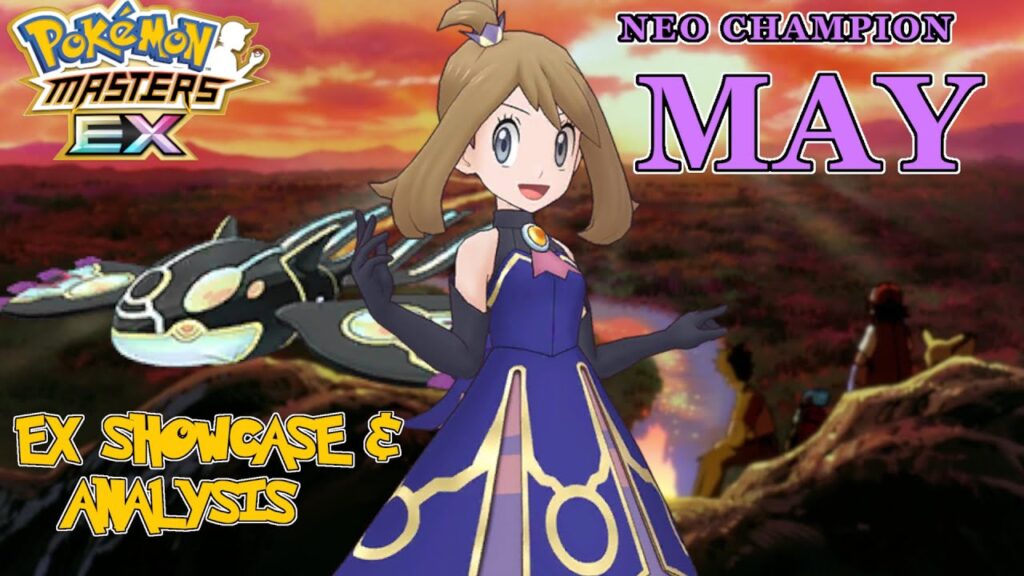 Pokemon Masters EX - Neo Champion May & Primal Kyogre EX Showcase & Analysis