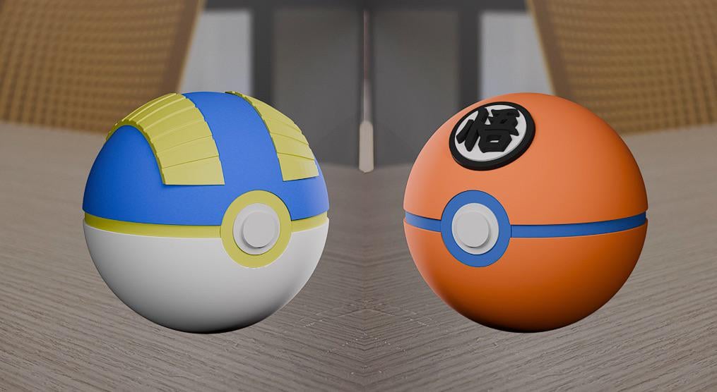 Dragon Ball PokeBalls 3D Print!