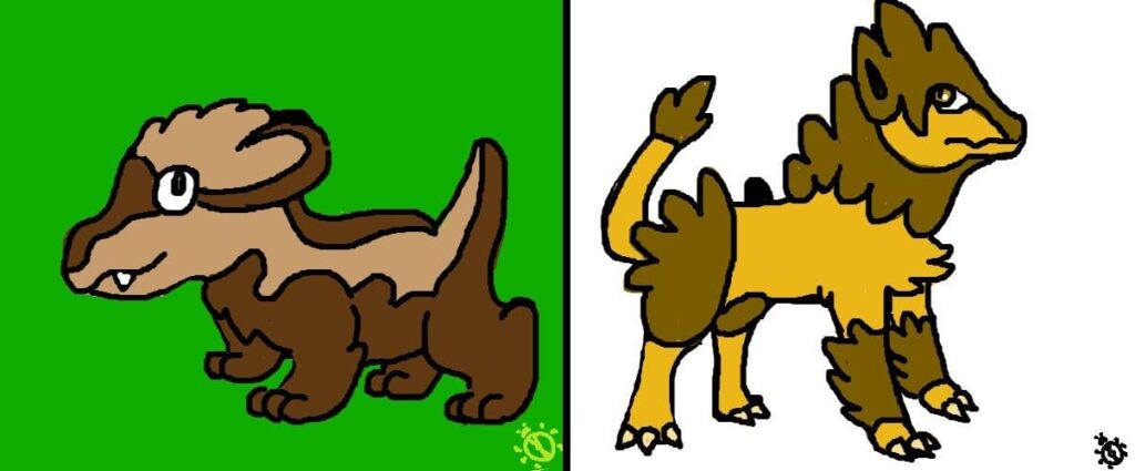 Paranoian Electrike and Manetric, both Normal Type by cdbeetle (Drawception player)