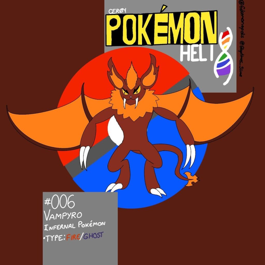 [OC] Vampyro—the fully evolved fire starter of Combinar