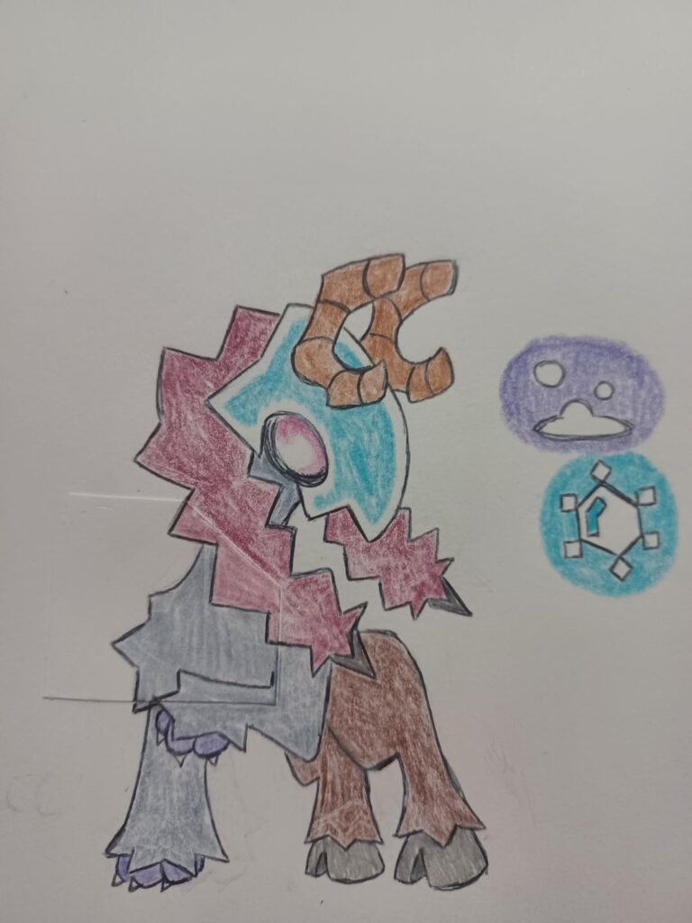 [Redesign] VENAHA - The Lurking Snow Pokemon. The second stage of my windego pseudo legendary.