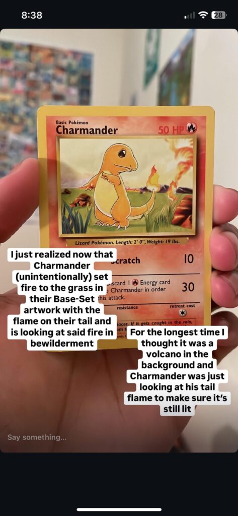A revelation I had about the Base Set Charmander