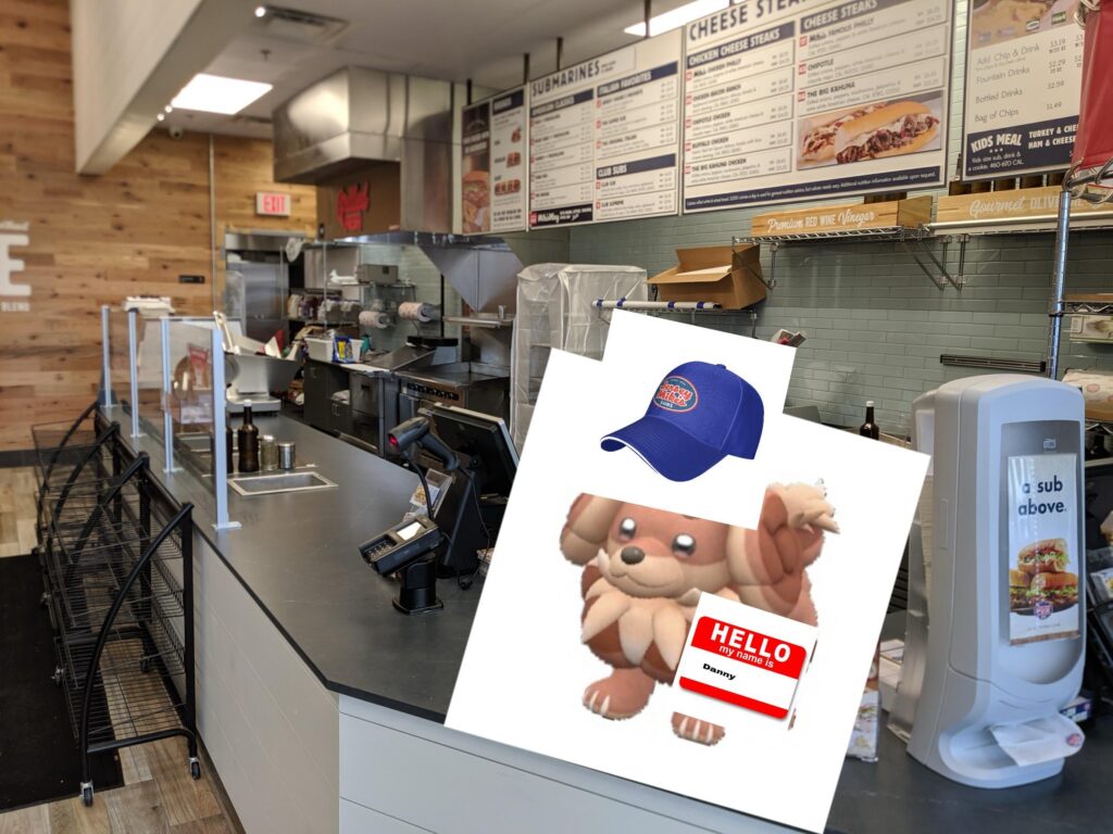 It’s his first day on the job