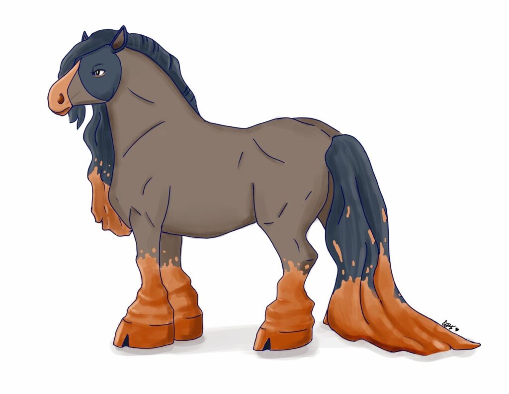 Mudsdale with its hair down, I guess? (OC)