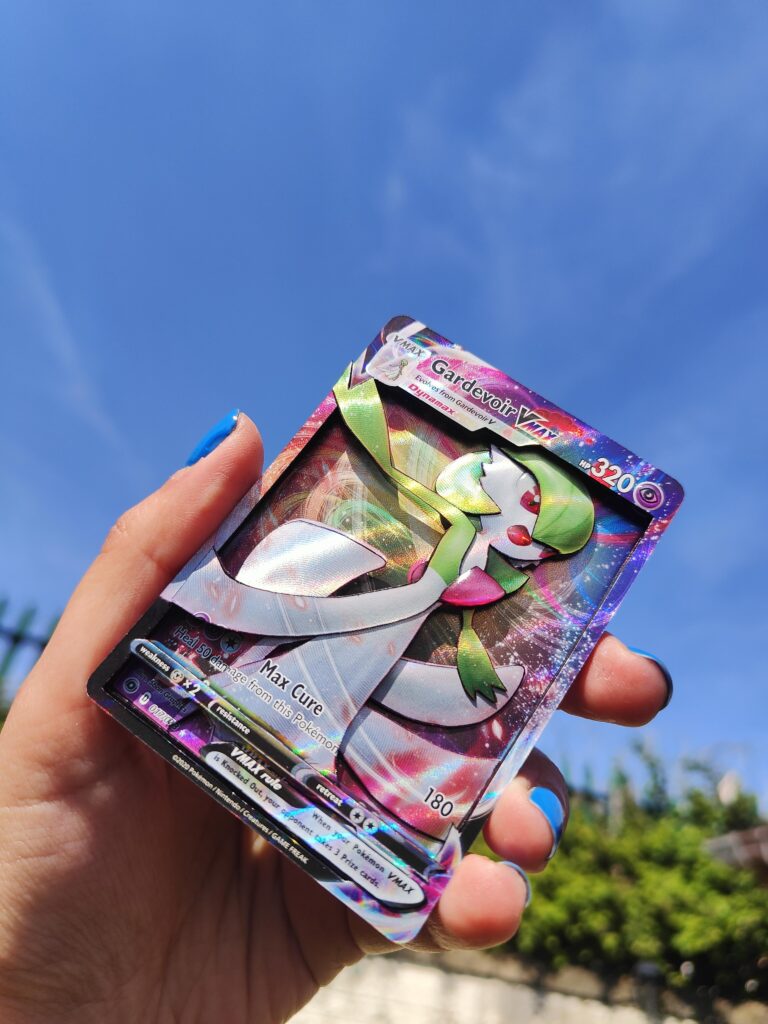 Handcrafted Gardevoir 3D TCG Pokemon card [OC]