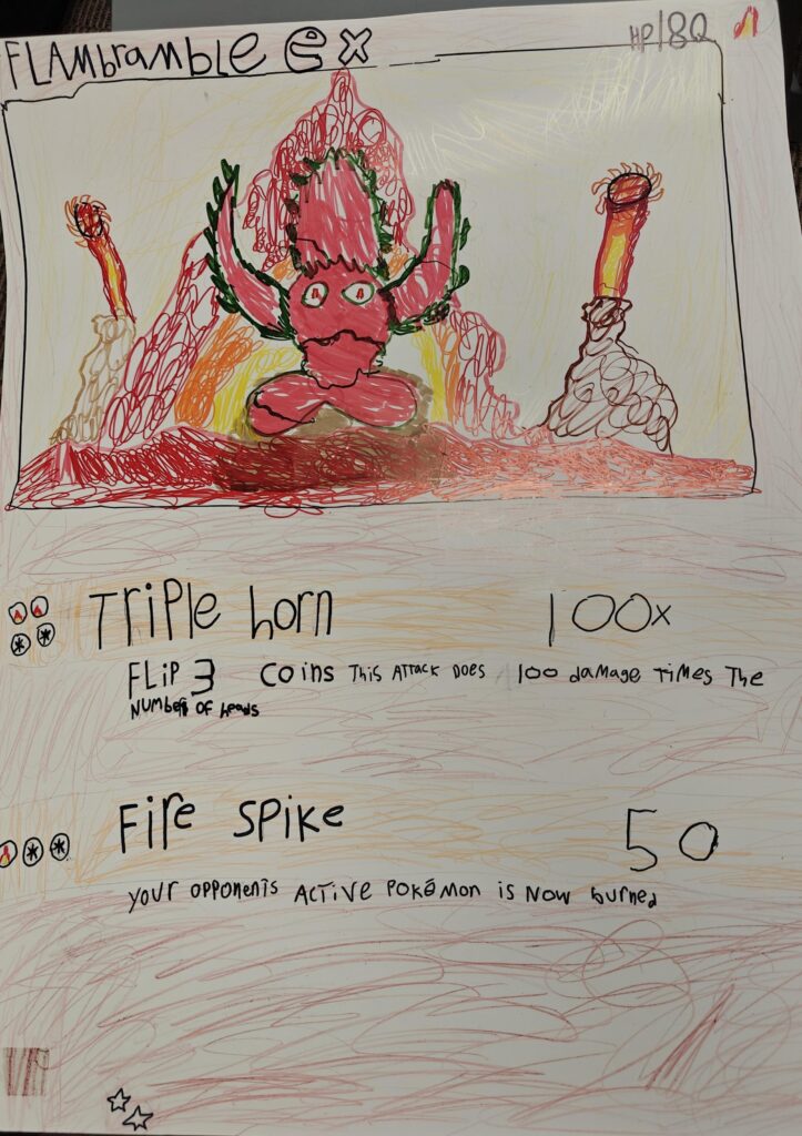 My son made this Pokemon. What do you all think?