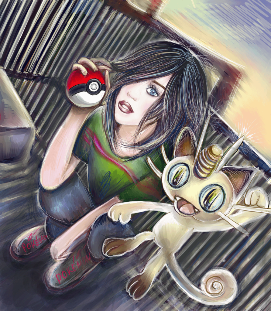 [OC]I drew my friends and their favorite Pokémon