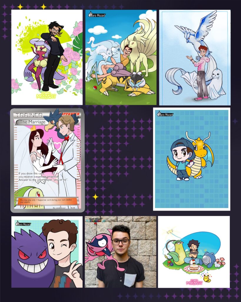 [OC] Pokémon art that I did over the years