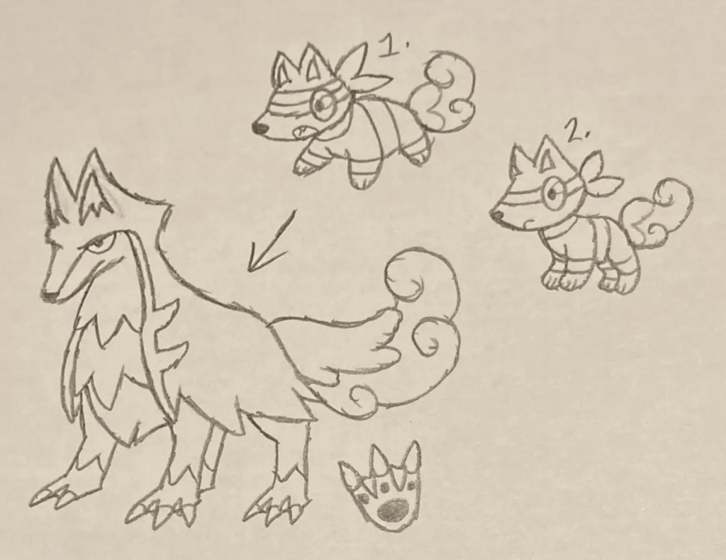 Coastal Wolf line - Sketches