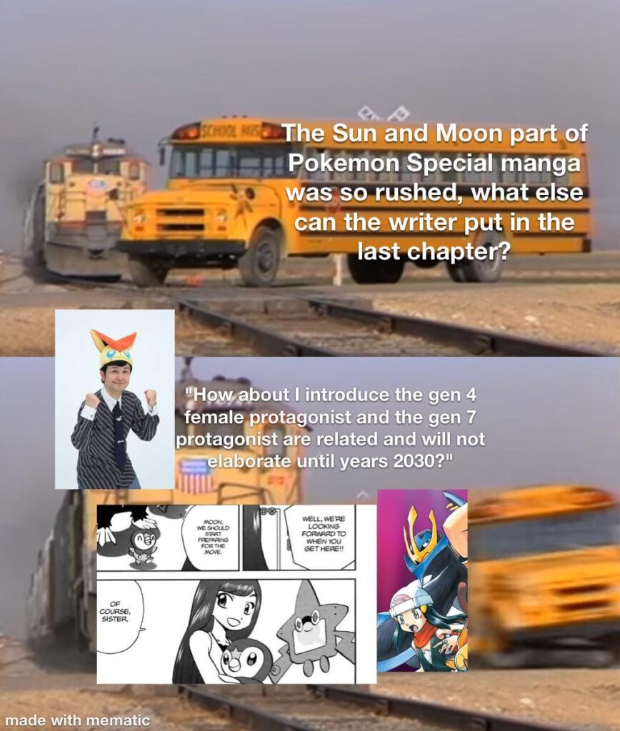 SM arc of Pokespe was a fun read, but not realy a good part. Sorry to the gen 7 fans, your favorite region was rushed (OC)