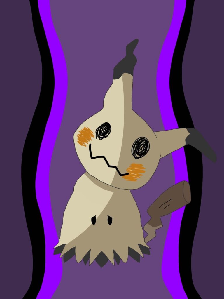 Different Mimikyu drawings I did!