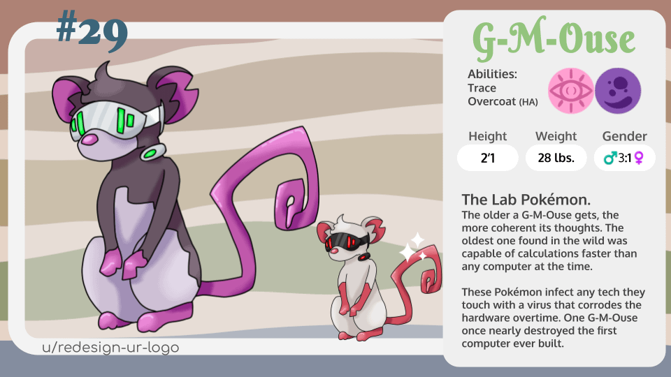 Day 36 of posting Fakemon from my region, Istora! It is not a happy ending for this guy :>