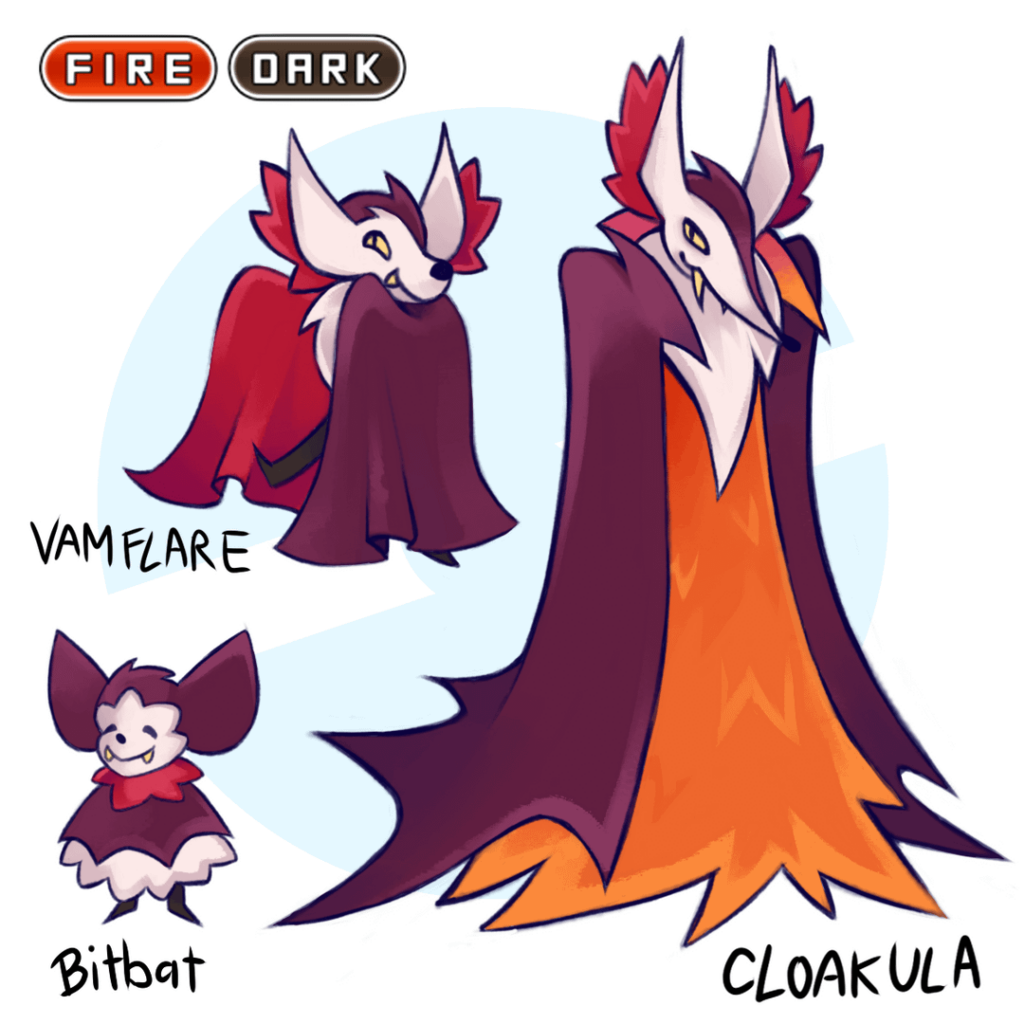 Redesigning my starters from 4 months ago, starting with the fire line :) Old design on the second slide