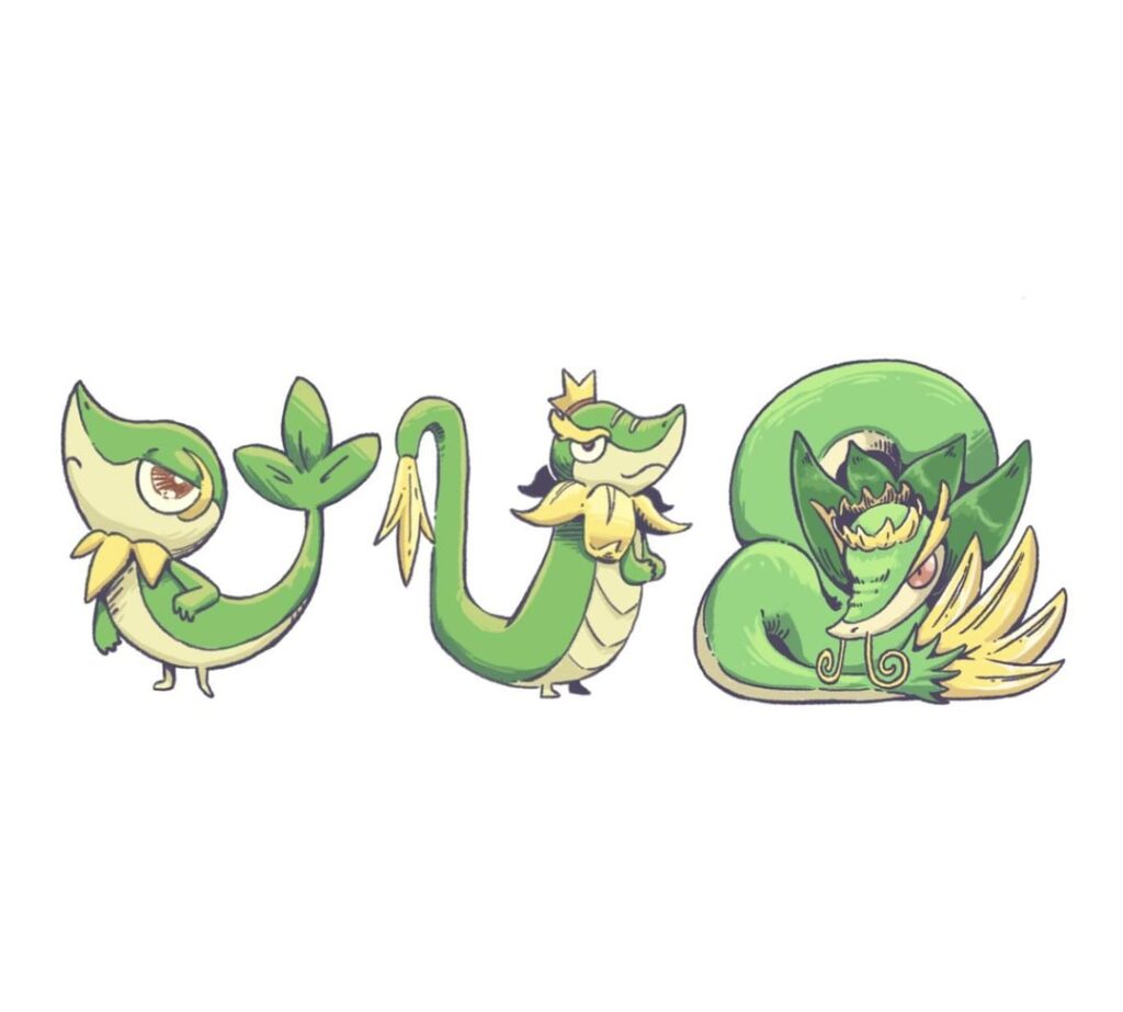[OC] I’m drawing the Gen 5 pokemon from memory! #495-497