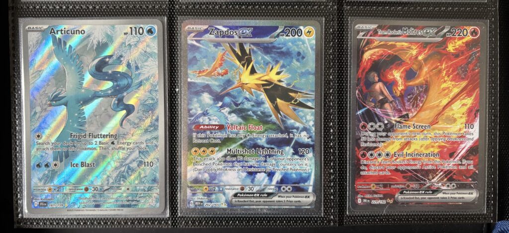 Bird Trio. Please release an Articuno EX SIR