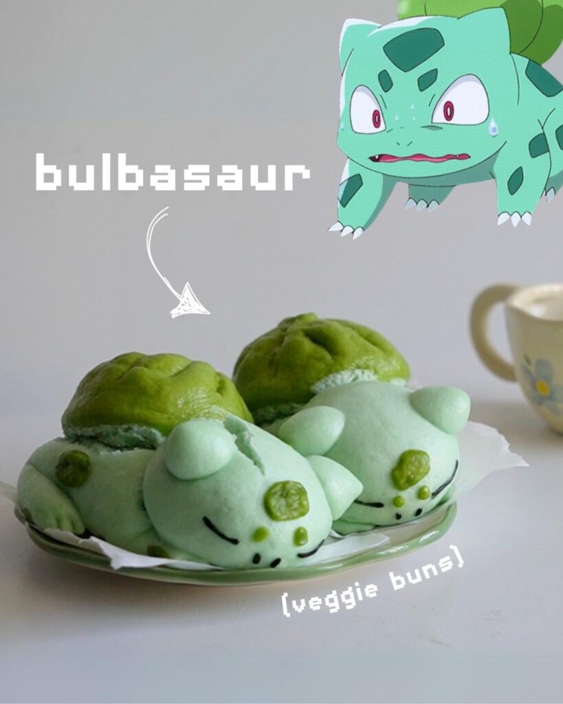 i turned some og pokémon into foods?! (OC)
