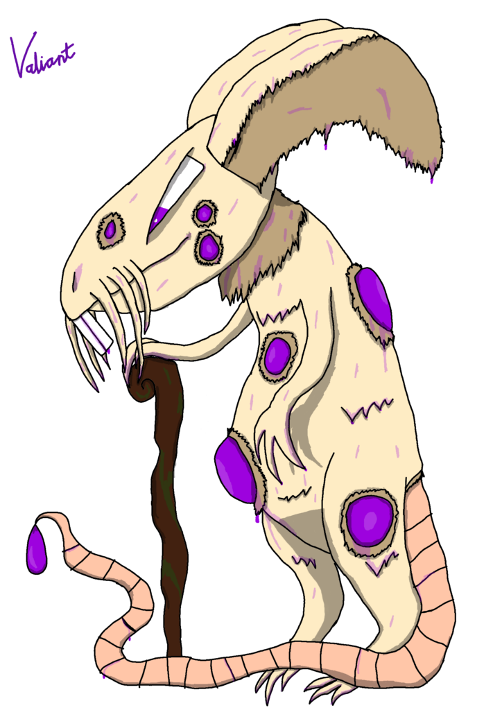 A potential evolution of Raticate: Rathogen, the plague rat pokemon