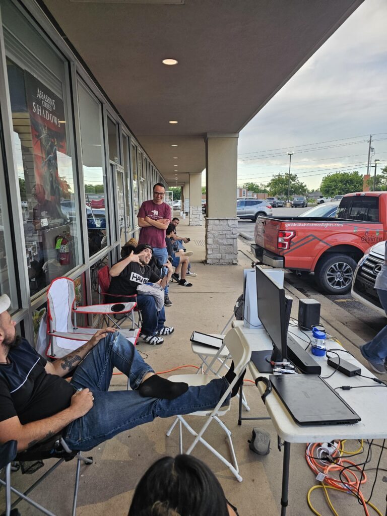 Line capped 14 hours before opening