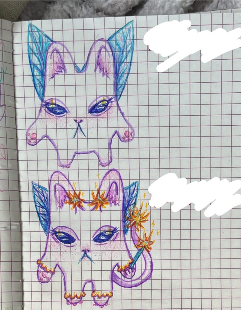 Got into pokemon and reimagined a little guy I draw a lot as one :)